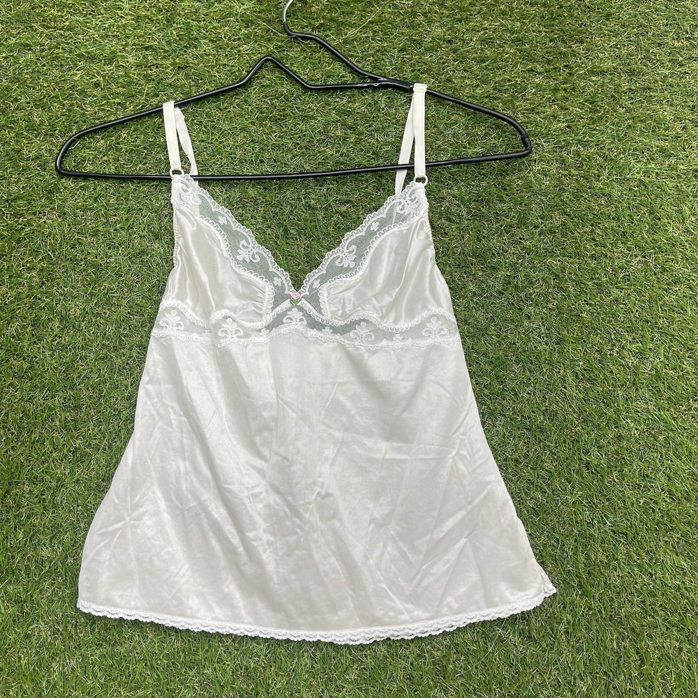 Vintage Maidenform Delectables Intimate Tank Top Womens 32 Delicate Dainty 70s